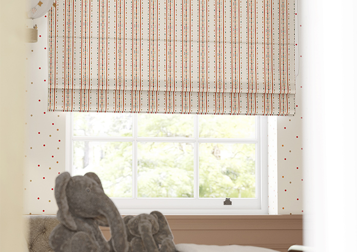 May Day, Stripe Spice - Roman Blind - Image 5